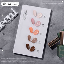 Load image into Gallery viewer, 5 Color/Set Gel Nail Polish Glitter Sequins Cat Eye Nail Art Gel Polish Lacquer UV Soak Off Gel Varnish With Color Card|Nail Gel|