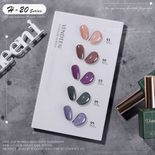 Load image into Gallery viewer, 5 Color/Set Gel Nail Polish Glitter Sequins Cat Eye Nail Art Gel Polish Lacquer UV Soak Off Gel Varnish With Color Card|Nail Gel|