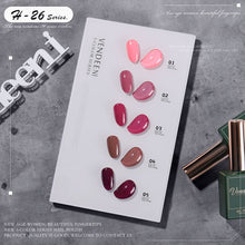 Load image into Gallery viewer, 5 Color/Set Gel Nail Polish Glitter Sequins Cat Eye Nail Art Gel Polish Lacquer UV Soak Off Gel Varnish With Color Card|Nail Gel|