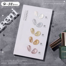 Load image into Gallery viewer, 5 Color/Set Gel Nail Polish Glitter Sequins Cat Eye Nail Art Gel Polish Lacquer UV Soak Off Gel Varnish With Color Card|Nail Gel|