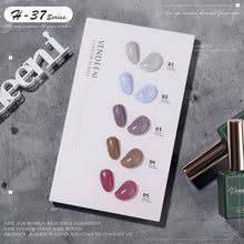 Load image into Gallery viewer, 5 Color/Set Gel Nail Polish Glitter Sequins Cat Eye Nail Art Gel Polish Lacquer UV Soak Off Gel Varnish With Color Card|Nail Gel|