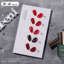Load image into Gallery viewer, 5 Color/Set Gel Nail Polish Glitter Sequins Cat Eye Nail Art Gel Polish Lacquer UV Soak Off Gel Varnish With Color Card|Nail Gel|