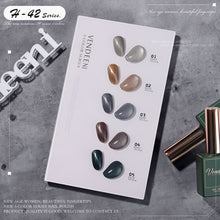Load image into Gallery viewer, 5 Color/Set Gel Nail Polish Glitter Sequins Cat Eye Nail Art Gel Polish Lacquer UV Soak Off Gel Varnish With Color Card|Nail Gel|