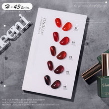Load image into Gallery viewer, 5 Color/Set Gel Nail Polish Glitter Sequins Cat Eye Nail Art Gel Polish Lacquer UV Soak Off Gel Varnish With Color Card|Nail Gel|