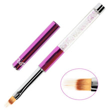 Load image into Gallery viewer, ANGNYA New Nail Art Acrylic Liquid Powder Carving UV Gel Extension Builder Painting Brush Lines Liner Drawing Pen Manicure Tools|Nail Brushes|