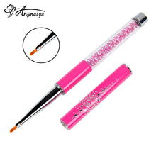 Load image into Gallery viewer, ANGNYA New Nail Art Acrylic Liquid Powder Carving UV Gel Extension Builder Painting Brush Lines Liner Drawing Pen Manicure Tools|Nail Brushes|