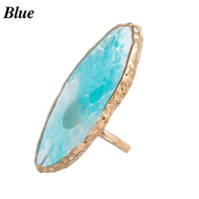 Load image into Gallery viewer, 1Pc New Stone Nail Art Palette Finger Ring False Nails Tips Drawing Color Mixing Display DIY Manicure Polish Gel Tool| |
