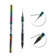 Load image into Gallery viewer, ANGNYA New Nail Art Acrylic Liquid Powder Carving UV Gel Extension Builder Painting Brush Lines Liner Drawing Pen Manicure Tools|Nail Brushes|