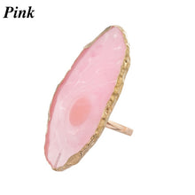 Load image into Gallery viewer, 1Pc New Stone Nail Art Palette Finger Ring False Nails Tips Drawing Color Mixing Display DIY Manicure Polish Gel Tool| |