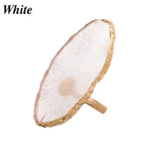 Load image into Gallery viewer, 1Pc New Stone Nail Art Palette Finger Ring False Nails Tips Drawing Color Mixing Display DIY Manicure Polish Gel Tool| |