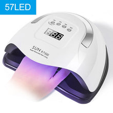 Load image into Gallery viewer, 114w UV Nail Dryer Lamp With Automatic Sensor 57 UV LED Light For All Gels 4 Timer Professional Manicure Pedicure Nail Epuipment|Nail Dryers|