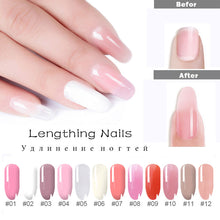 Load image into Gallery viewer, 5/2PCS Poly Extention Gel Set Nail Art French Nail Art Clear Camouflage Color Nail Tip Form Crystal UV Gel Slice Brush Nail Gel|Nail Gel|

