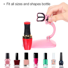 Load image into Gallery viewer, Adjustable Hand Free Nail Polish Bottle Holder Display Stand Tilt Acrylic Nail Varnish Clip Grip Manicure Polish Supportive Tool| |
