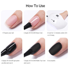 Load image into Gallery viewer, UR SUGAR 7.5ml Purple Color Gel Nail Polish Matte Top Coat Semi Permanent Soak Off Nail Art UV Gel Varnish All For Manicure|Nail Gel|
