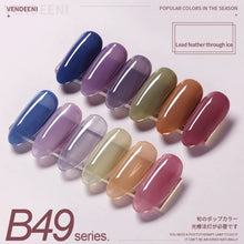 Load image into Gallery viewer, Vendeeni 115 Styles Gel Nail Polish Kits 6 Colors/Set Sequin Glitter Cat Eye UV LED Nail Gel Lacquer Set Pure Color Gel Varnish|Nail Gel|
