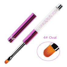 Load image into Gallery viewer, ANGNYA New Nail Art Acrylic Liquid Powder Carving UV Gel Extension Builder Painting Brush Lines Liner Drawing Pen Manicure Tools|Nail Brushes|
